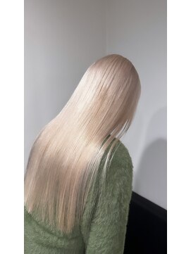 ベレーザ 渋谷(BELEZA) 6635ブロンド金髪ハイライトグラデーションハイトーンカラー
