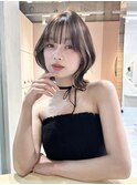 ♪顔周り レイヤー ウルフ 韓国ボブ タッセルボブ