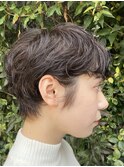 癖毛を活かしたナチュラルショート
