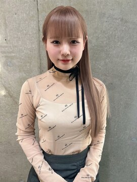 ペレ 梅田(PELE) 前髪/アンブレラカラー/こなれミディ/イメチェン/ウェーブパーマ