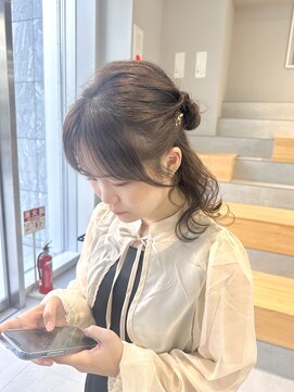 カケル(×.) ハーフアップお団子