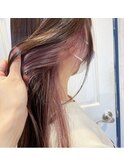 桜ピンクインナーカラー