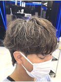 シャドウパーマ/波巻きパーマ/メンズパーマ/渋谷/メンズカット