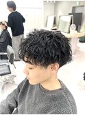 メンズショート×シャドウパーマ【松戸/柏】