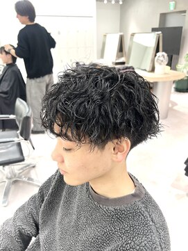 スイ 松戸(SUI) メンズショート×シャドウパーマ【松戸/柏】