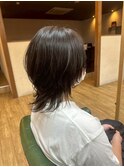 ネオウルフ＊ウルフカット＊透明感立体感＊黒髪暗髪20代30代