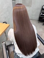 トゥイン 八王子(TWIN)&nbsp;ブラウンベージュ透明感カラー髪質改善レイヤーカット八王子