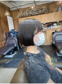 【山本智文】サイドバングミニボブ