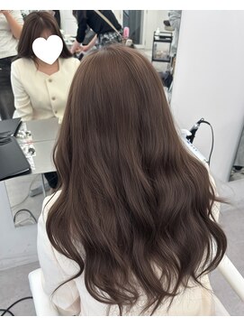 アマトウキョウスマートサロン(AMA TOKYO×Smart Salon) 韓国スタイル/ナチュラルくびれヘア_くびれ巻き_透明感カラー