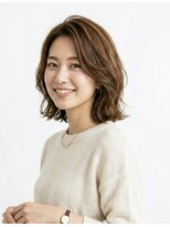 ボヌールウメダ(Bonheur UMEDA) 大人可愛い外ハネレイヤー