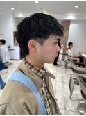 スパイキーショート×ツイストスパイラルパーマ