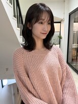 アクシス 栄店(`AXIS)&nbsp;馬渕ミルクティーブロンド/ダークブルー/デジタルパーマ/栄