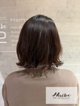 レザボアハイブ(reservoir Haibe) 30代40代パーマ（白髪ぼかし）