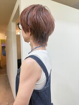 ヒントステーション(HINTSTATION) 〈浅草 半個室〉マッシュショートベビーピンクベージュ
