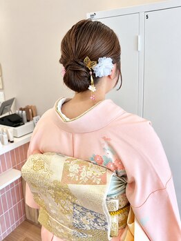 エウ(eu)の写真/【松山市駅すぐ】大切な日のヘアセットに♪シンプルでナチュラルなスタイルで心と思い出に残る一日を。