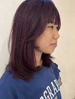 ハーティー(HEARTY)&nbsp;秋カラーの重めミディアムレイヤー