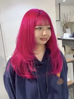 ファブルヘア(FABLE HAIR)&nbsp;neon pink×layer cut