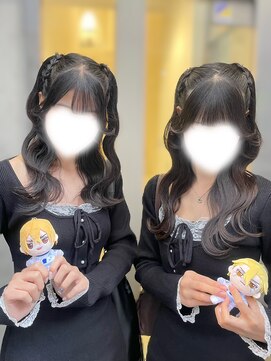 アイトーキョーエス 渋谷(AI TOKYO S) 編み上げハーフツイン/ハーフツインテール/ハーフツイン