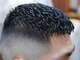 マスタッシュ(MUSTACHE)の写真/【濡れパン・アイロンパーマ】男のショート、フェードスタイルを、もっとカッコよく。立体感のあるスタイル
