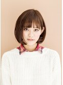 大人可愛いオールマイティーボブ