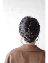 デコヘアーフラッペ(DECO HAIR frappe) なみウェーブ×編み込み