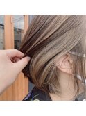 【Vanon Lee 】インナーカラー×シナモンベージュ