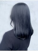 髪質改善×暗髪◎透明感カラーナチュラルセミロング