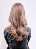 ラベンダーベージュハイライト_くびれヘアビタミン_ba330711