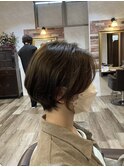 ゆるふわショートパーマ/パーソナルカラー診断/イルミナカラー