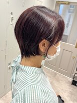 トッカ 浅草店(tocca) 【鮫嶋】大人かわいいショート×ラベンダーピンク