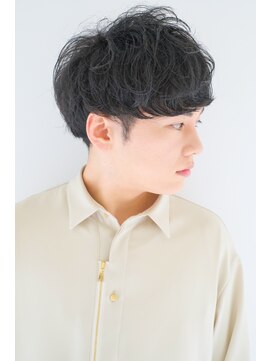 ヘアサロンガリカアオヤマ(hair salon Gallica aoyama) 【メンズ】束感マッシュショート/爽やか黒髪/短髪ツーブロック