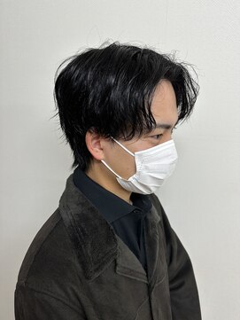 アムズヘアーファム センターパート×ウルフ