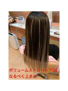 エクステンション スパイスガール(SPICE GIRL) ツートーンカラーも、ダメージなくロングに