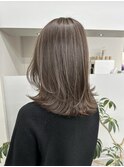 レイヤーカットハイライトショートヘアイルミナカラーオージュア