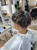 ヘアーザラブズラフズ オーガニカ 北九州(HAIR THE LOVES LAUGHS ORGANICA) メンズツイストパーマハイライト*