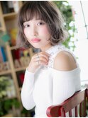 ホワイトアッシュハイライト外国人風大人ボブc5大宮10代20代30代