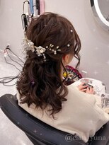 ヘア サロン クラン ソア 心斎橋店(hair salon clan soar)&nbsp;ハーフアップ【クランソア】ヘアセット/ヘアメ/心斎橋