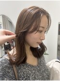 《福岡天神》韓国風顔まわりカット ブリーチなしbeige color