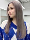 ラベンダーグレージュ[新宿駅/美髪/ピンクブラウン]