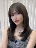 【川角綾花】20代30代40代◎小顔レイヤースタイル