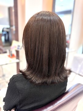 ルセ イノベーション 白岡本店(Ruse innovation) 【9月】切りっぱなしロブ×ナチュラルブラウン