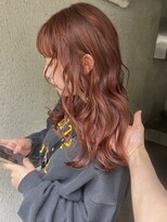 パークレーン アイス イヴェン(park lane ICI yeven)&nbsp;ブリーチなし　オレンジブラウン　ボルドー　/akari