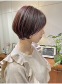 ◎NAKAMURA◎ #85 マッシュショート/コーラルピンク