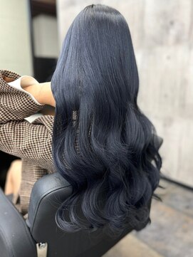 スターズ 川越店(STARS) ネイビーアッシュ 透明感カラー 艶髪 髪質改善トリートメント