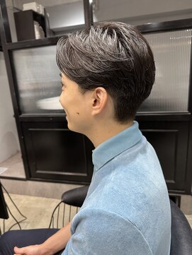 エトラ 渋谷店(etora) ナチュラルショート センターパート 毛流れパーマ