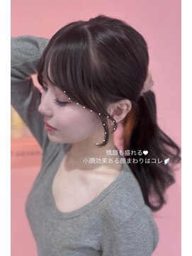 ボタン シブヤ(VOTAN SHIBUYA) オリーブ/グレージュ/韓国ヘア/渋谷/レイヤー/顔まわり