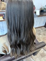 ゴデーレ(GODERE)&nbsp;アッシュブラック＊ナチュラルくびれヘア大人可愛いツヤ髪ロング