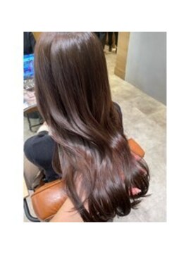 オレロ 国立(olelo) 暗めカラー/グランマッシュ/デザインカラー/フェザーパーマ/国立