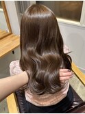 【haif】フォギーベージュ レイヤーカット 極潤トリートメント