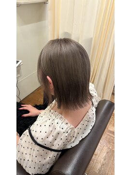 エクファ ヘア シェリル 草津 南草津店(ex-fa hair cherir) イメチェン/ホワイトブロンド/外ハネボブ/美髪/南草津